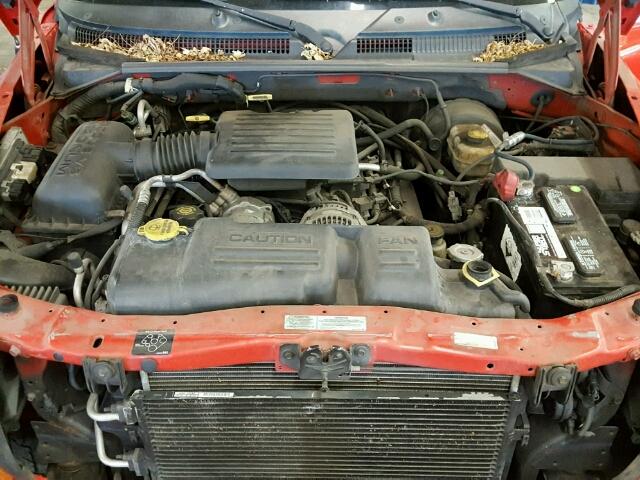 1B4HS28N71F557329 - 2001 DODGE DURANGO RED photo 7