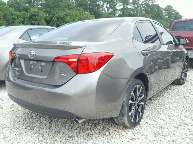 5YFBURHE3HP691303 - 2017 TOYOTA COROLLA L TAN photo 4