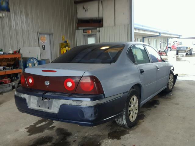 2G1WF52E6Y9125223 - 2000 CHEVROLET IMPALA BLUE photo 4