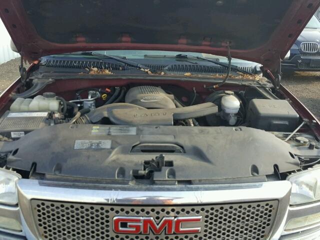 2GTEK19B651303189 - 2005 GMC NEW SIERRA RED photo 7