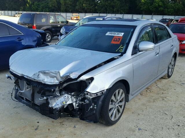 4T1BK3DB6BU381683 - 2011 TOYOTA AVALON BAS SILVER photo 2