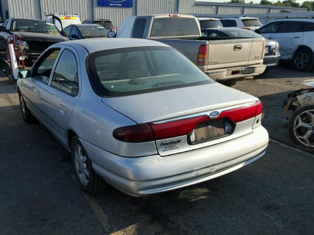 1FAFP6634XK205352 - 1999 FORD CONTOUR SILVER photo 3