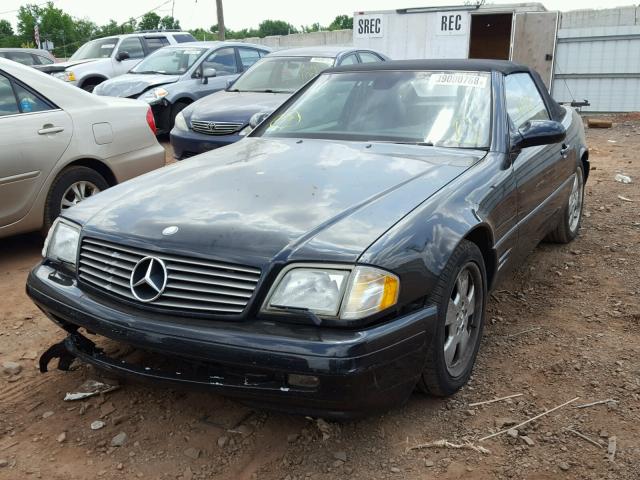 WDBFA68F9XF180992 - 1999 MERCEDES-BENZ SL 500 BLACK photo 2