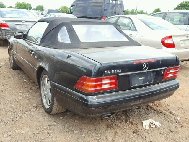 WDBFA68F9XF180992 - 1999 MERCEDES-BENZ SL 500 BLACK photo 3