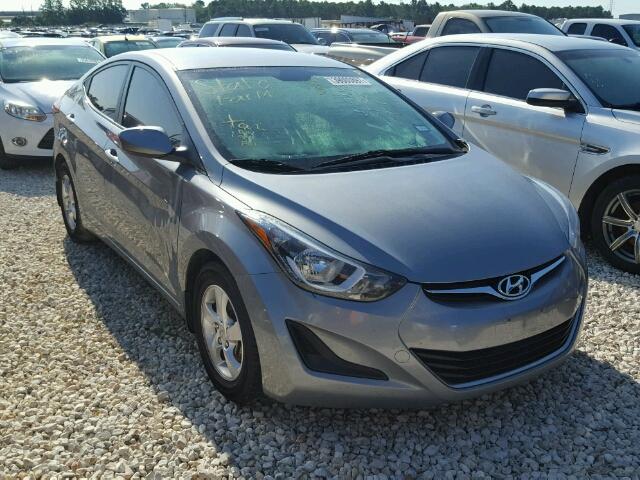 KMHDH4AE6EU205751 - 2014 HYUNDAI ELANTRA SE SILVER photo 1