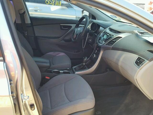 KMHDH4AE6EU205751 - 2014 HYUNDAI ELANTRA SE SILVER photo 5