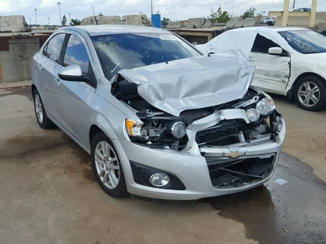 1G1JC5SH2C4122053 - 2012 CHEVROLET SONIC SILVER photo 1