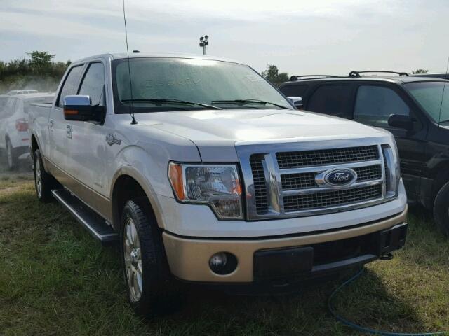 1FTFW1ETXCKD65344 - 2012 FORD F150 WHITE photo 1