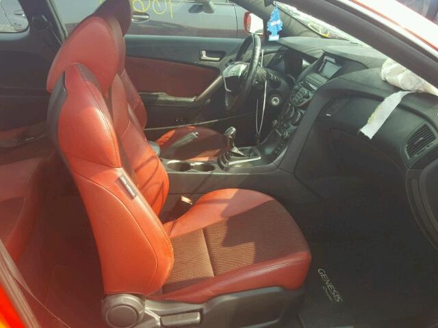 KMHHT6KD2DU107400 - 2013 HYUNDAI GENESIS CO RED photo 5