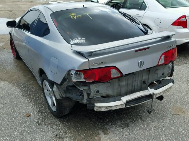 JH4DC54893C019170 - 2003 ACURA RSX SILVER photo 3