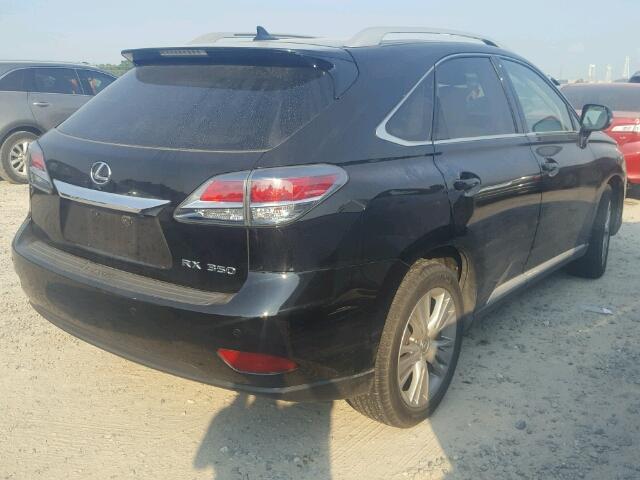 2T2ZK1BA1DC104470 - 2013 LEXUS RX 350 BLACK photo 4