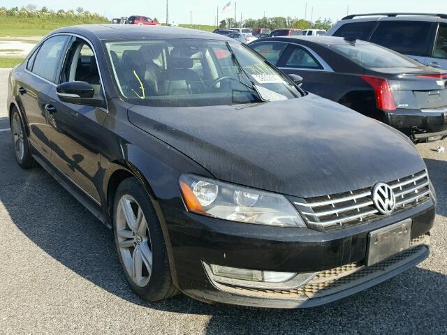 1VWCM7A31DC024148 - 2013 VOLKSWAGEN PASSAT BLACK photo 1