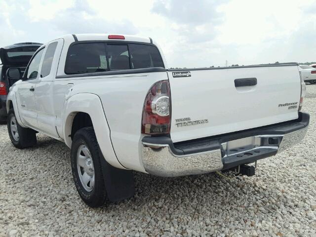 5TFTX4GN5CX010021 - 2012 TOYOTA TACOMA PRE WHITE photo 3