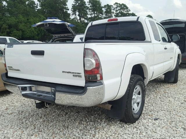 5TFTX4GN5CX010021 - 2012 TOYOTA TACOMA PRE WHITE photo 4