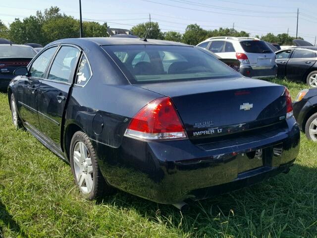 2G1WG5E32D1208874 - 2013 CHEVROLET IMPALA BLACK photo 3
