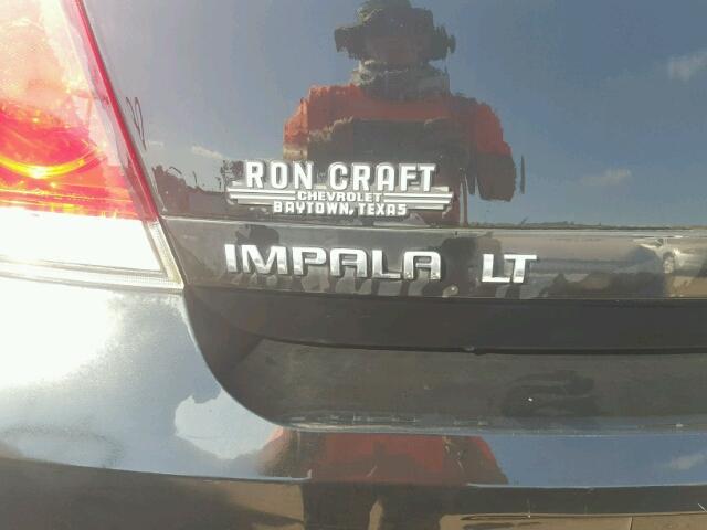 2G1WG5E32D1208874 - 2013 CHEVROLET IMPALA BLACK photo 9