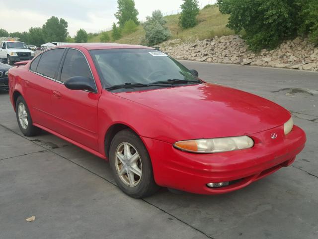 1G3NL52FX3C148185 - 2003 OLDSMOBILE ALERO GL RED photo 1