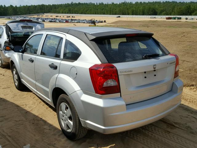 1B3HB28A59D161523 - 2009 DODGE CALIBER SE SILVER photo 3