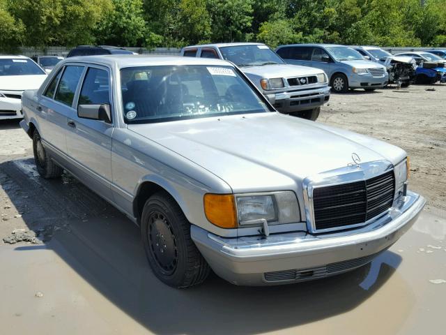 WDBCA35D0HA340714 - 1987 MERCEDES-BENZ 420 SEL SILVER photo 1