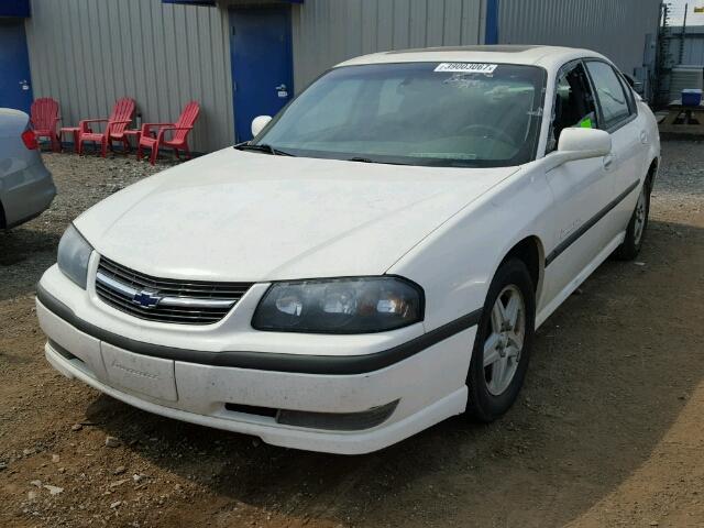 2G1WH55K839276911 - 2003 CHEVROLET IMPALA LS WHITE photo 2