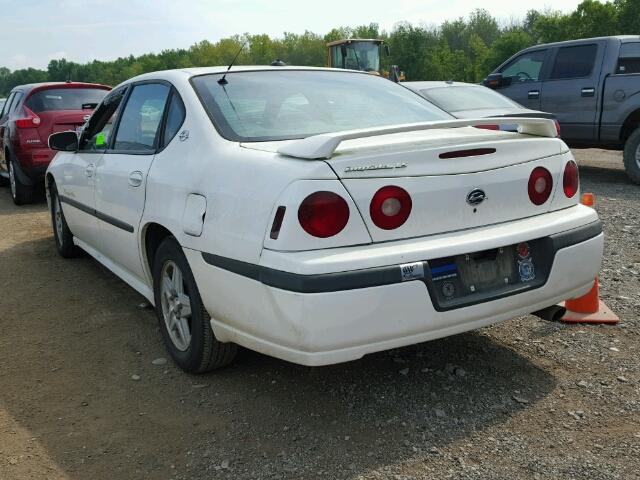 2G1WH55K839276911 - 2003 CHEVROLET IMPALA LS WHITE photo 3