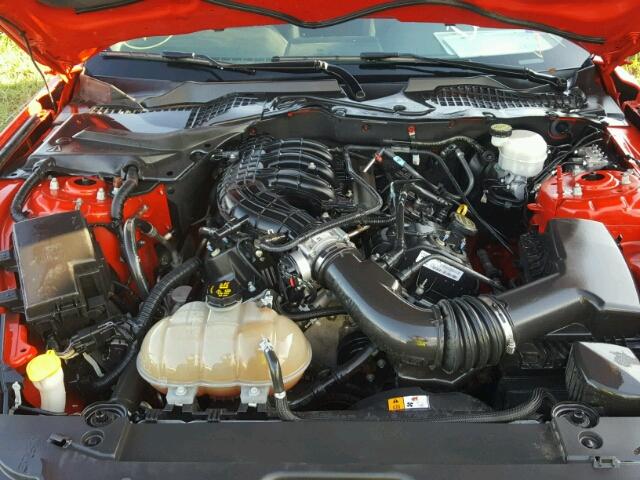 1FA6P8AM9F5318691 - 2015 FORD MUSTANG RED photo 7