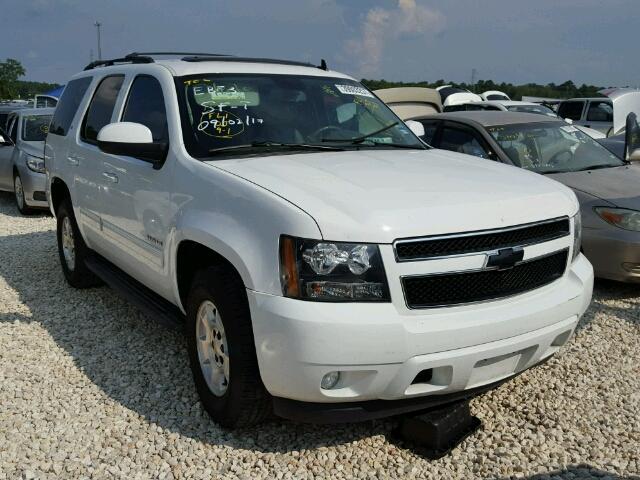 1GNSCBE09DR314632 - 2013 CHEVROLET TAHOE WHITE photo 1