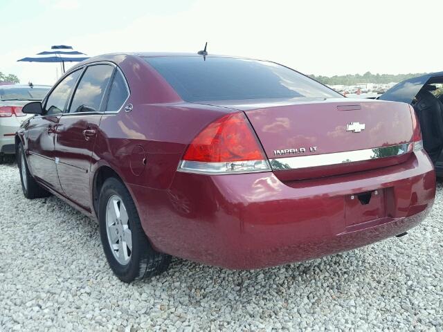 2G1WT58K869315253 - 2006 CHEVROLET IMPALA LT MAROON photo 3