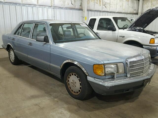 WDBCA35D5GA279486 - 1986 MERCEDES-BENZ 420 SEL BLUE photo 1