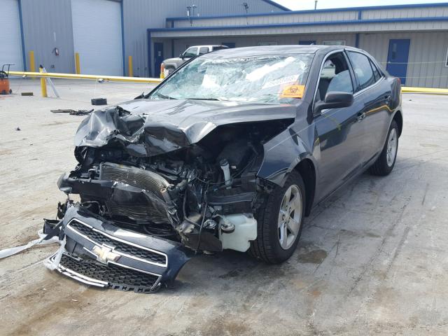 1G11B5SA9DF320060 - 2013 CHEVROLET MALIBU LS BLACK photo 2