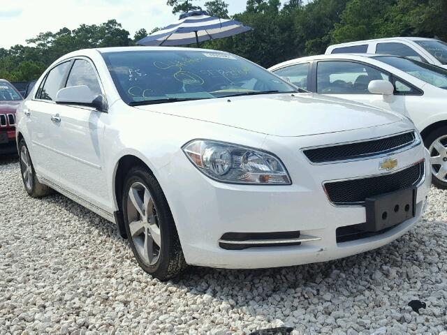 1G1ZC5E08CF116626 - 2012 CHEVROLET MALIBU 1LT WHITE photo 1