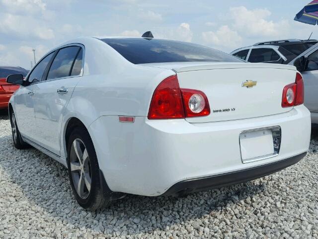 1G1ZC5E08CF116626 - 2012 CHEVROLET MALIBU 1LT WHITE photo 3