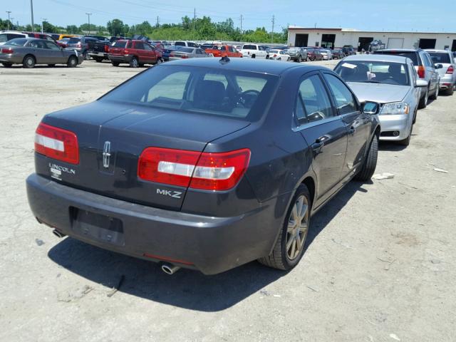 3LNHM26T77R610293 - 2007 LINCOLN MKZ GRAY photo 4