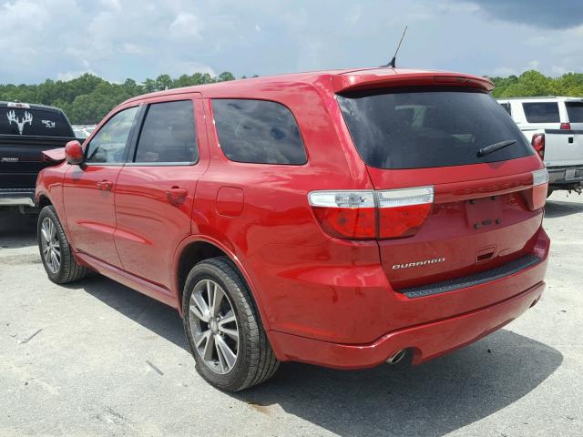 1C4RDHAG5DC679564 - 2013 DODGE DURANGO SX RED photo 3