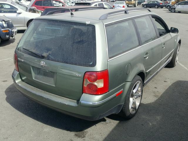 WVWWH63B32E251295 - 2002 VOLKSWAGEN PASSAT GLX 绿色 照片 4