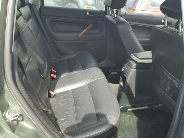 WVWWH63B32E251295 - 2002 VOLKSWAGEN PASSAT GLX 绿色 照片 6