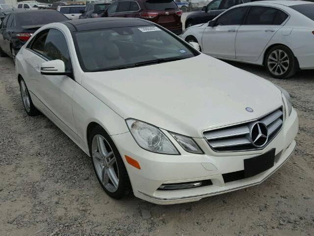 WDDKJ5KB5DF219191 - 2013 MERCEDES-BENZ E 350 WHITE photo 1