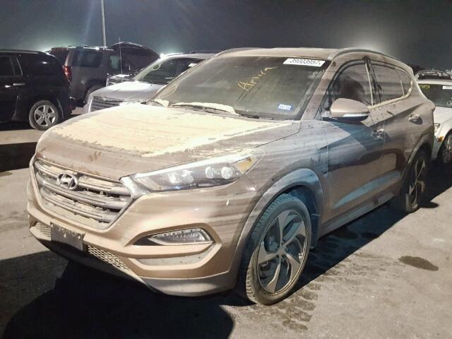 KM8J33A2XGU138642 - 2016 HYUNDAI TUCSON LIM BROWN photo 2