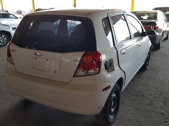 KL1TD66687B752065 - 2007 CHEVROLET AVEO BASE Ağ foto 4