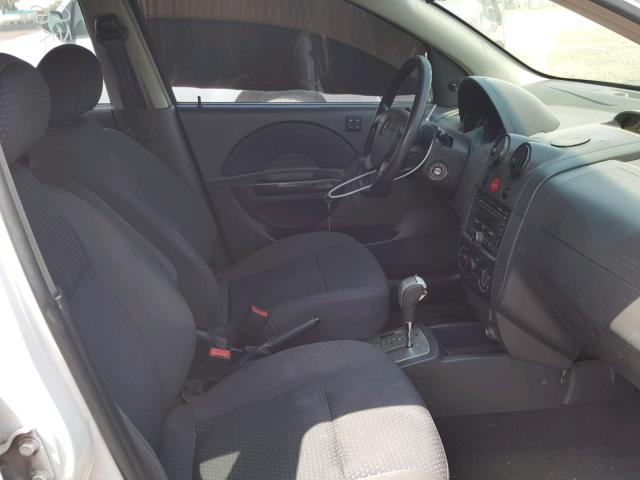KL1TD66687B752065 - 2007 CHEVROLET AVEO BASE Ağ foto 5