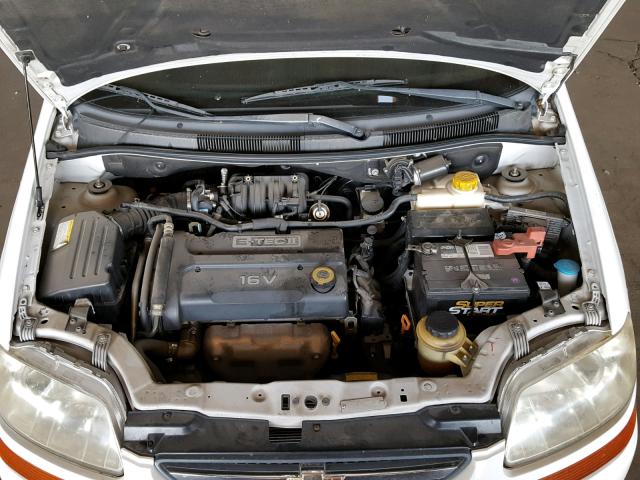 KL1TD66687B752065 - 2007 CHEVROLET AVEO BASE Ağ foto 7