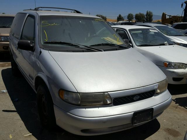 4N2ZN1114WD824135 - 1998 NISSAN QUEST XE SILVER photo 1