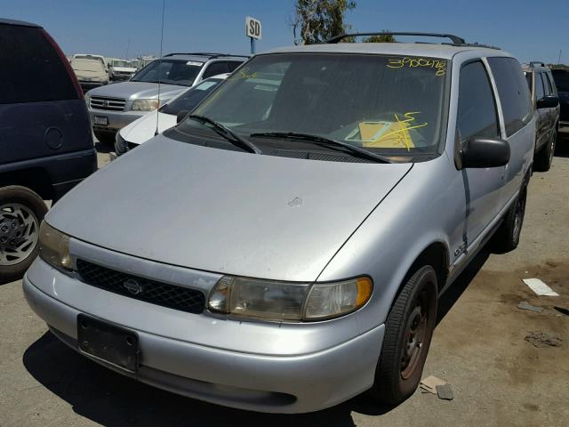 4N2ZN1114WD824135 - 1998 NISSAN QUEST XE SILVER photo 2