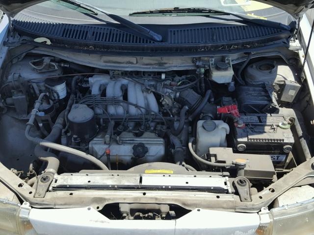 4N2ZN1114WD824135 - 1998 NISSAN QUEST XE SILVER photo 7