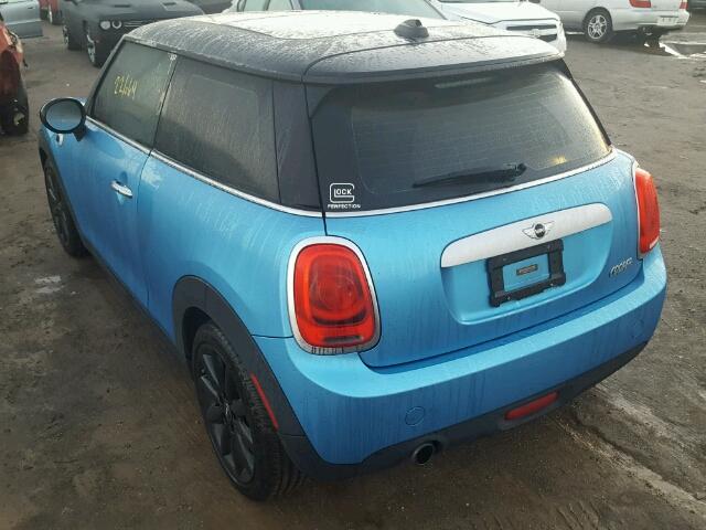 WMWXM5C54F3A97508 - 2015 MINI COOPER BLUE photo 3