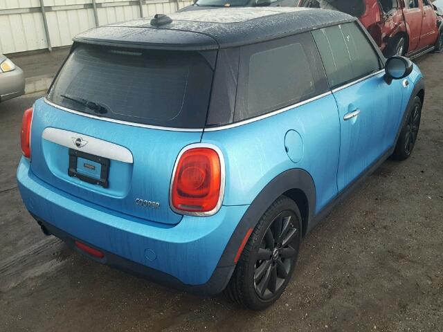 WMWXM5C54F3A97508 - 2015 MINI COOPER BLUE photo 4