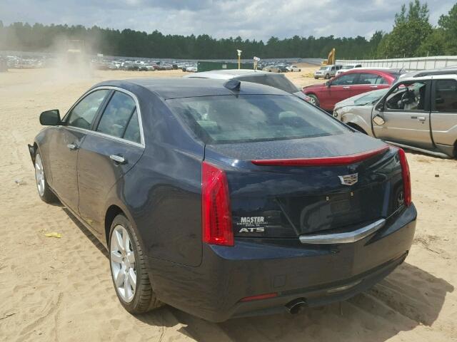 1G6AA5RA3F0110224 - 2015 CADILLAC ATS BLUE photo 3