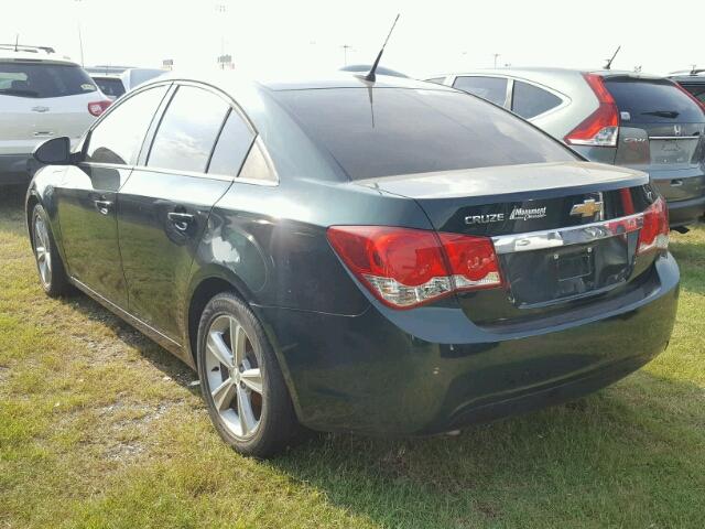 1G1PE5SB3E7368062 - 2014 CHEVROLET CRUZE LT GREEN photo 3