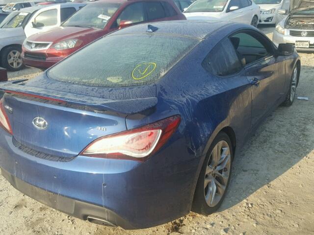 KMHHU6KJ2GU133292 - 2016 HYUNDAI GENESIS CO BLUE photo 4