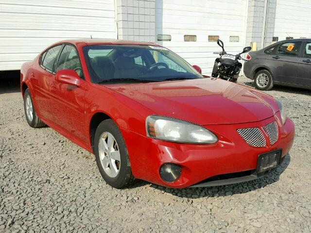 2G2WP552481191729 - 2008 PONTIAC GRAND PRIX RED photo 1
